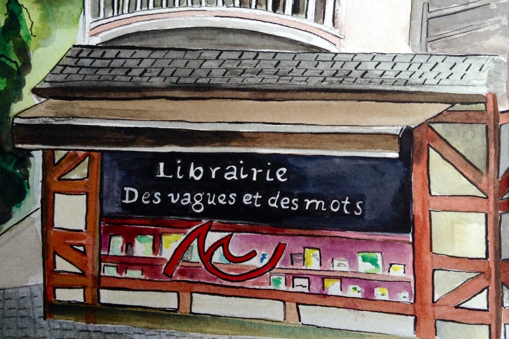 Des vagues et des mots librairie